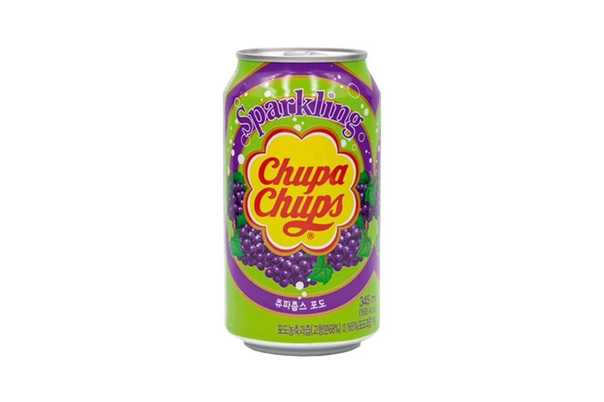 Напій газований Chupa Chups зі смаком винограду